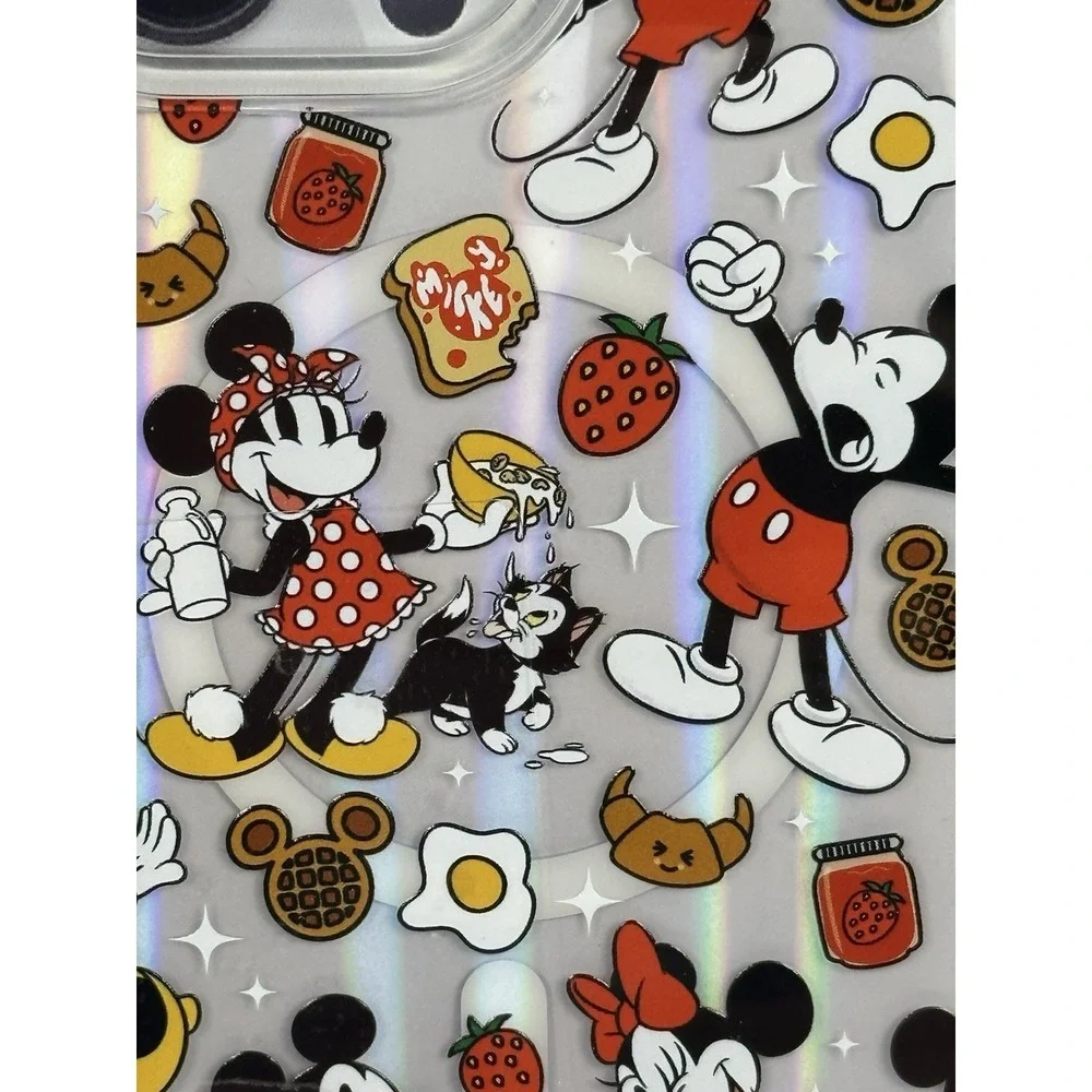 Disney Mickey Minnie Friends iPhone 16 Pro Max Case Wireless Charging